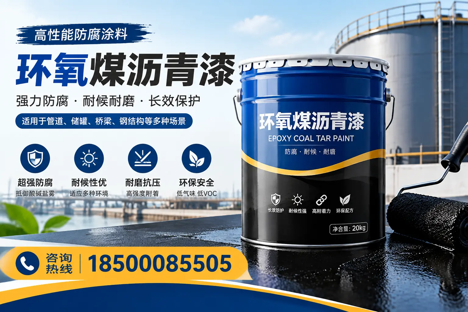 环氧煤沥青漆的施工步骤详解，青岛装修必备知识
